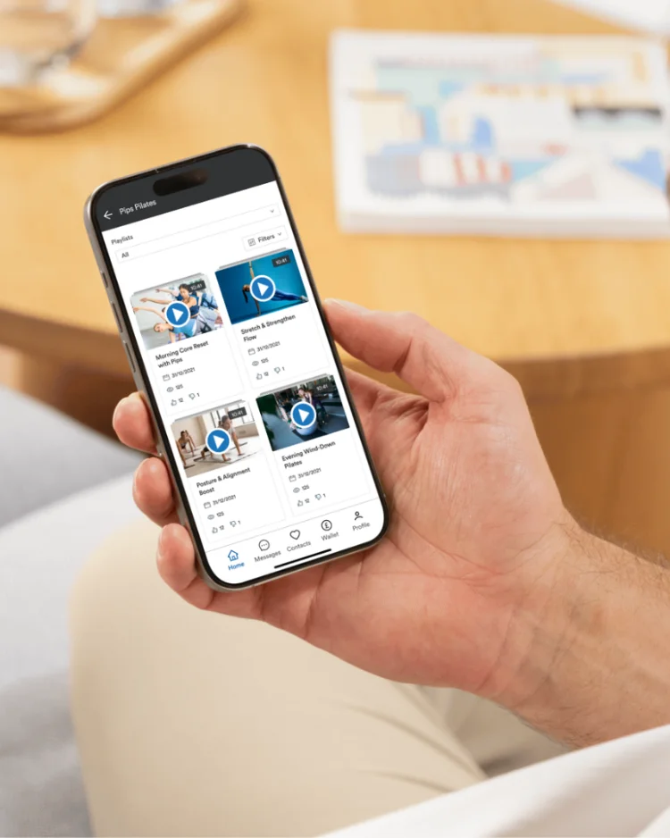 Branded dance studio app